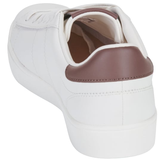 Fred Perry Spencer Leder-sneaker In Schneeweiß - Image 4