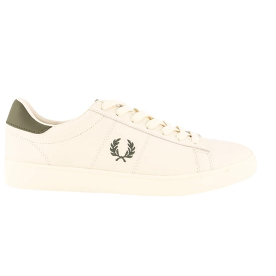 Fred Perry Spencer Leder-sneaker In Ecru - Image 1