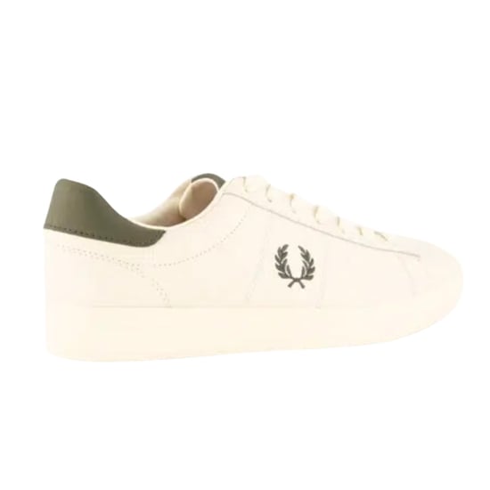 Fred Perry Spencer Leder-sneaker In Ecru - Image 2