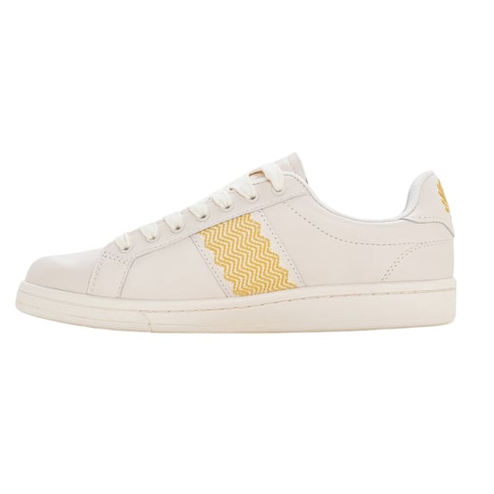 Fred Perry B721 Sneaker Mit Lederbanddetails In Ecru - Image 2