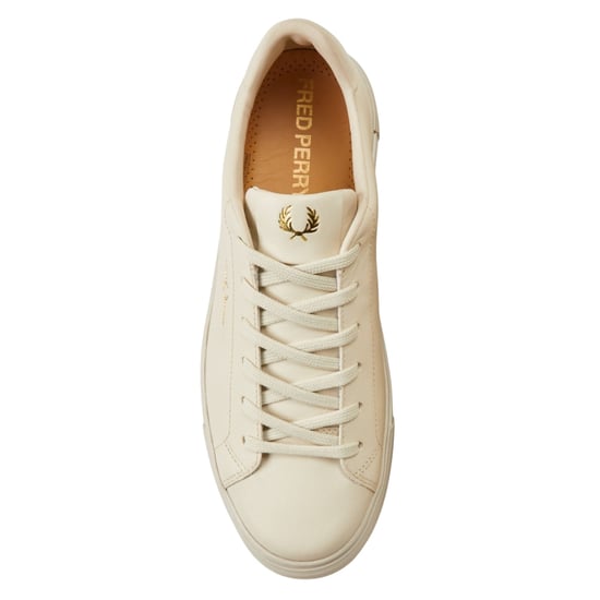 Fred Perry B71 Leder-sneaker In Haferflockenfarbe - Image 4