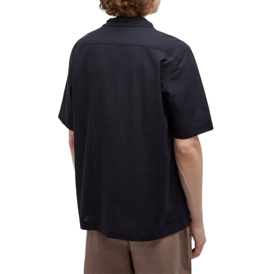 Fred Perry Strukturiertes, Leichtes, Marineblaues Urlaubshemd - Image 4