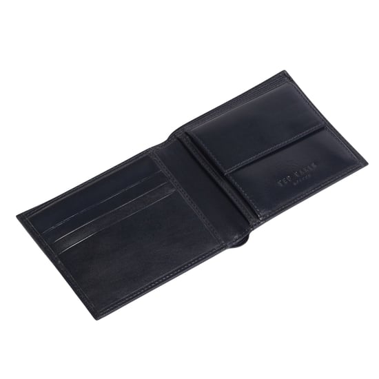 Ted Baker Prugs Handtasche Aus Marineblauem Leder Mit Geprägten Ecken - Image 3