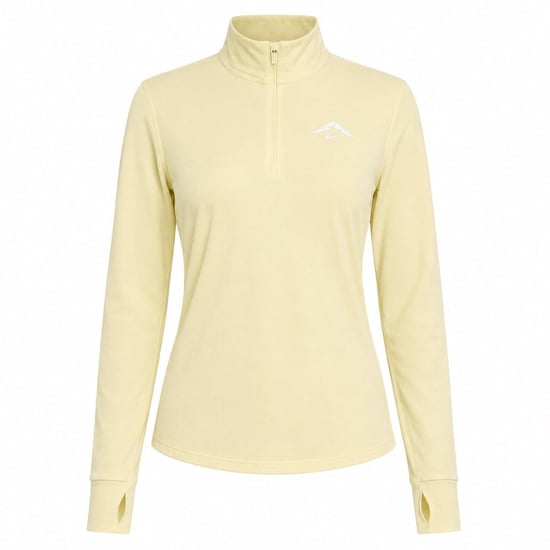 Nike Dri-fit Trail Langarmshirt Mit Halbem Reißverschluss, Gelb - Image 1