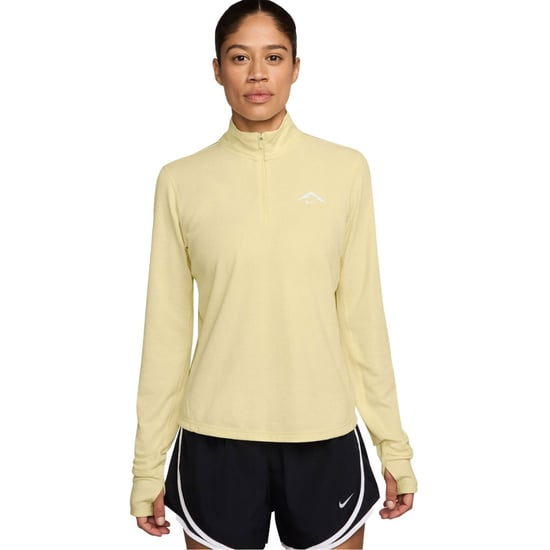Nike Dri-fit Trail Langarmshirt Mit Halbem Reißverschluss, Gelb - Image 2