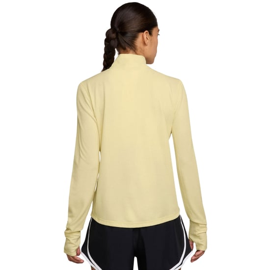 Nike Dri-fit Trail Langarmshirt Mit Halbem Reißverschluss, Gelb - Image 3