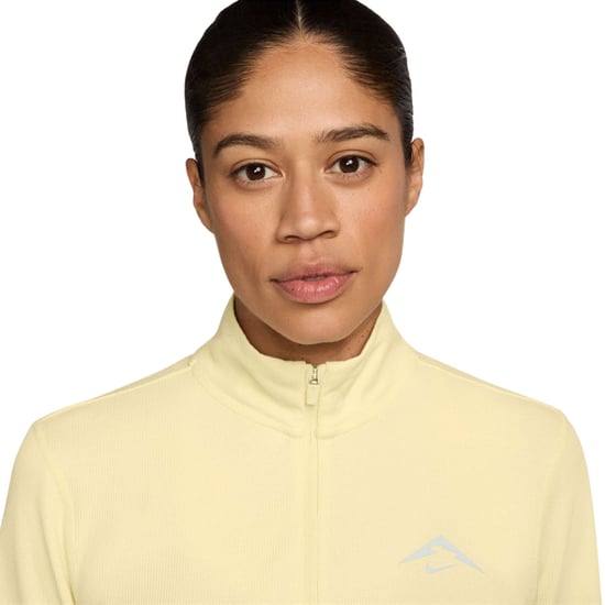 Nike Dri-fit Trail Langarmshirt Mit Halbem Reißverschluss, Gelb - Image 4
