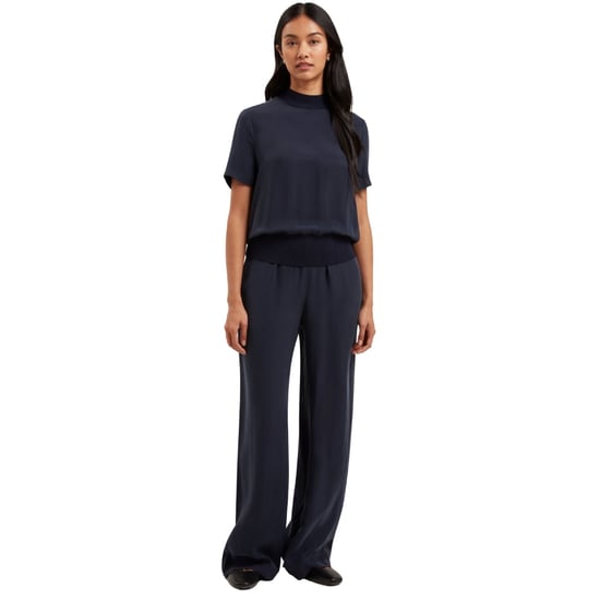 Ted Baker Vinca Cupro Weite Hose In Marineblau - Image 2