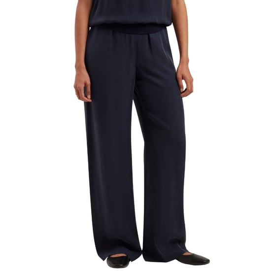 Ted Baker Vinca Cupro Weite Hose In Marineblau - Image 4