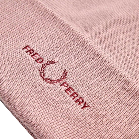 Fred Perry Bestickte Mütze In Altrosa - Image 3