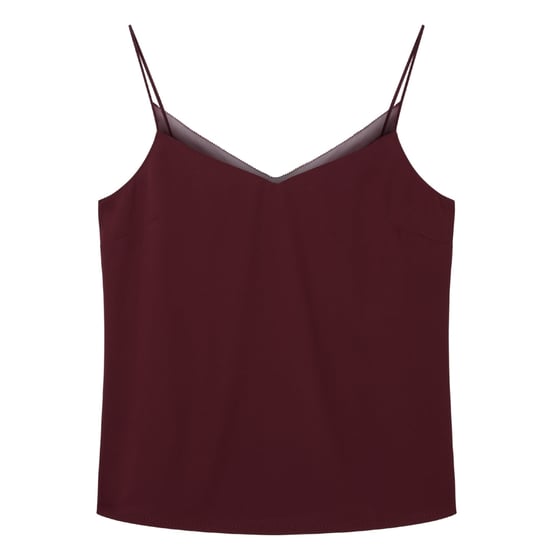 Ted Baker Lulea Chiffon-top Mit Oxbloodfarbenem Einsatz - Image 1