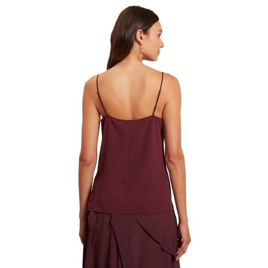 Ted Baker Lulea Chiffon-top Mit Oxbloodfarbenem Einsatz - Image 4