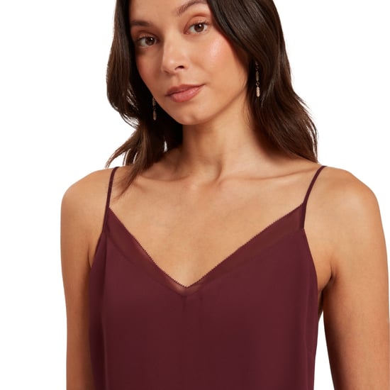 Ted Baker Lulea Chiffon-top Mit Oxbloodfarbenem Einsatz - Image 5