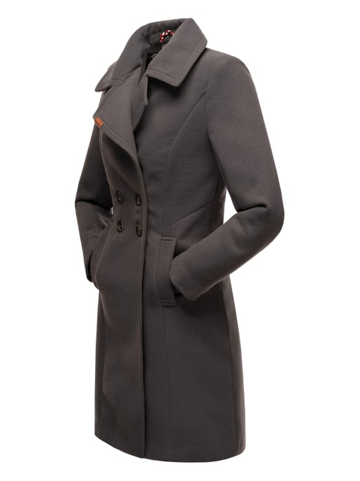 Navahoo Damen Trenchcoat Wooly – Premium Wintermantel mit Eleganter Passform - Image 4