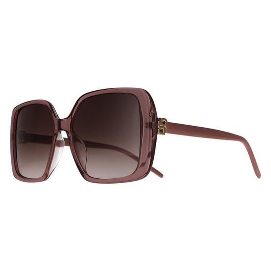 Hugo Boss BOSS 1939/G/S C19 HA Sonnenbrille mit Farbverlauf in Burgunderrot, Nude und Braun - Image 2