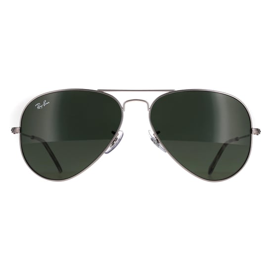 Ray-Ban Aviator RB3025 919031 Sonnenbrille in Sand, transparent, grau und grün - Image 1