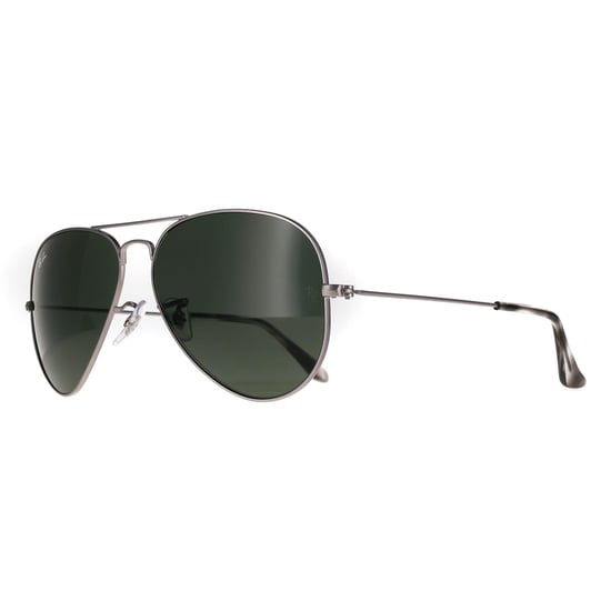 Ray-Ban Aviator RB3025 919031 Sonnenbrille in Sand, transparent, grau und grün - Image 2
