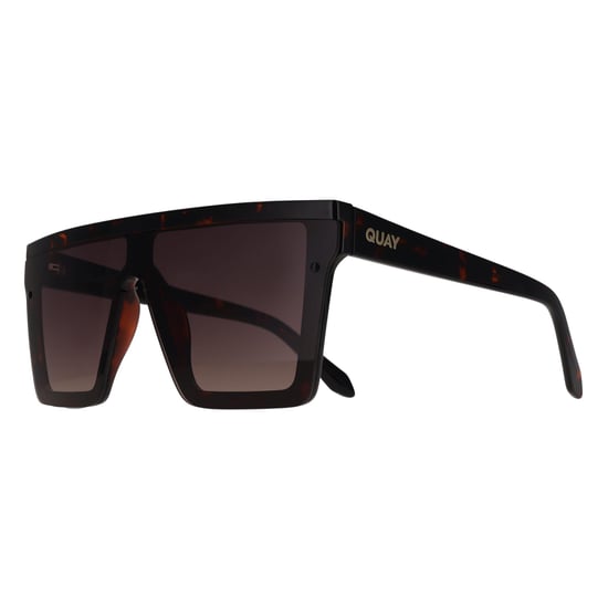 Quay Hindsight 81788 Sonnenbrille in Schildpatt, Rauchgrau und Taupe mit Farbverlauf - Image 2