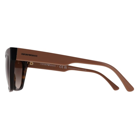 Emporio Armani EA4176 587913 – Sonnenbrille in glänzendem Havanna-Braun mit Farbverlauf - Image 3