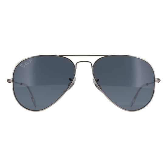 Ray-Ban Aviator RB3025 003/02 polierte silberblaue polarisierte Sonnenbrille - Image 1