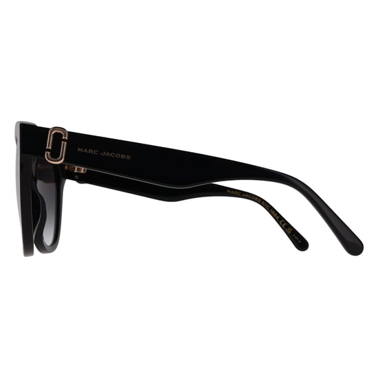 Marc Jacobs MARC 885/S 807 9O Sonnenbrille in Schwarz-Grau-Farbverlauf - Image 3
