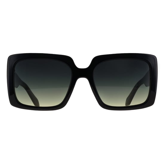 Quay Total Vibe 55796 Sonnenbrille in Schwarz-Rauch-Grün mit Farbverlauf - Image 1