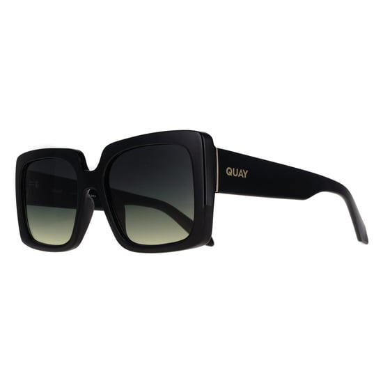 Quay Total Vibe 55796 Sonnenbrille in Schwarz-Rauch-Grün mit Farbverlauf - Image 2
