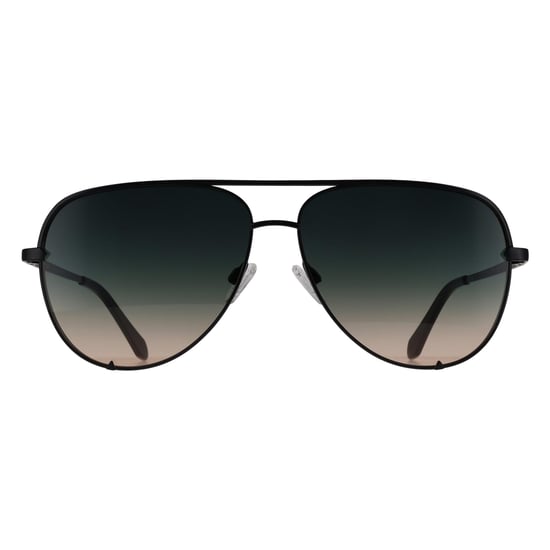 Quay High Key Extra Large 79939 – Sonnenbrille in glänzendem Schwarz mit Farbverlauf von Schwarz nach Rosa - Image 1