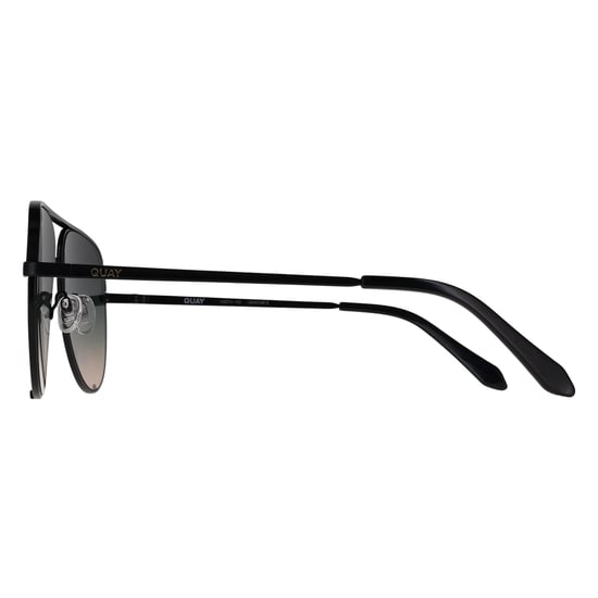 Quay High Key Extra Large 77711 Sonnenbrille, glänzend schwarz mit grünem Farbverlauf - Image 3