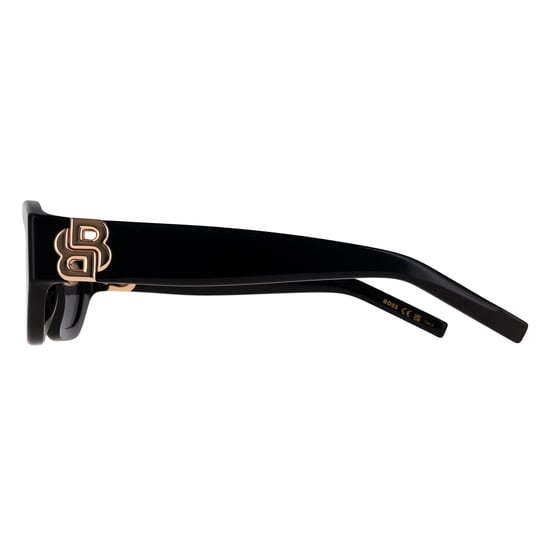 Hugo Boss BOSS 1937/S 807 IR Sonnenbrille in Schwarz und Grau - Image 3