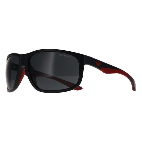 Emporio Armani EA4199U 500187 Sonnenbrille in Mattschwarz und Dunkelgrau - Image 2