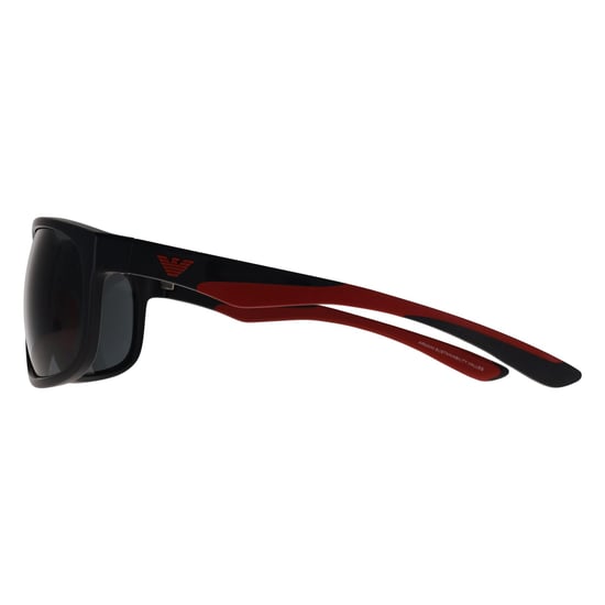 Emporio Armani EA4199U 500187 Sonnenbrille in Mattschwarz und Dunkelgrau - Image 3