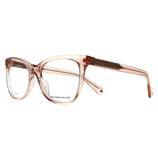 Kate Spade Nevaeh 733 transparent Pfirsich rosa Brillengestell - Image 2