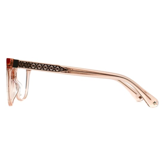 Kate Spade Nevaeh 733 transparent Pfirsich rosa Brillengestell - Image 3