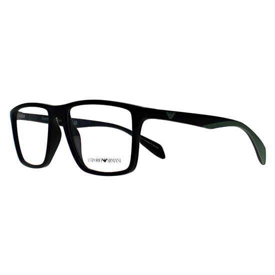 Emporio Armani EA3230 5001 mattschwarzes Brillengestell - Image 2