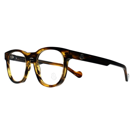 Moncler ML5052 051 gestreifte braune Brillenfassung - Image 2