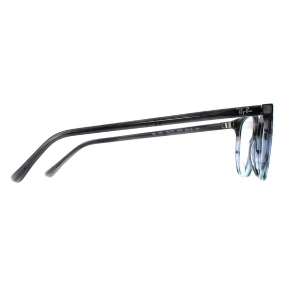 Ray-Ban RX5397 Elliot 8254 grau und blau gestreifte Brillenfassung - Image 4