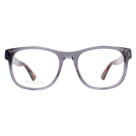Gucci GG0004ON 004 montures de lunettes grises transparentes - Image 1