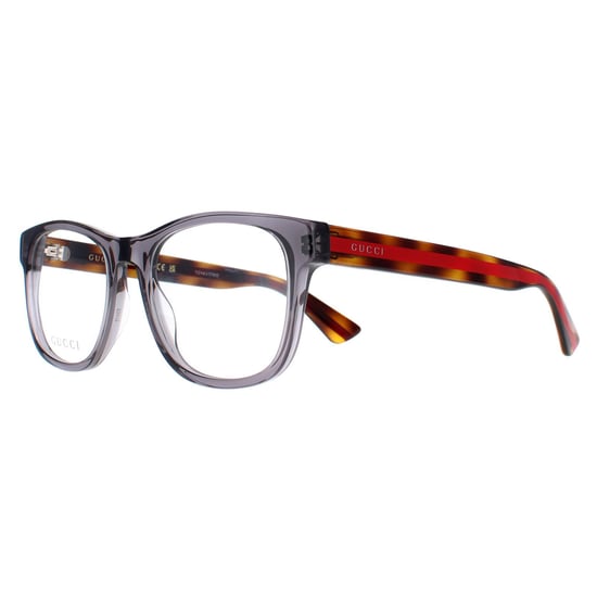 Gucci GG0004ON 004 montures de lunettes grises transparentes - Image 2