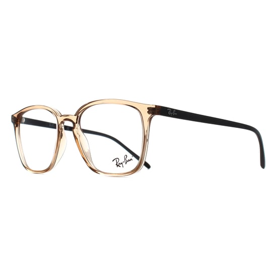 Ray-Ban RX7185 5940 hellbraunes Brillengestell - Image 2