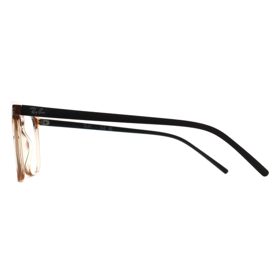 Ray-Ban RX7185 5940 hellbraunes Brillengestell - Image 3