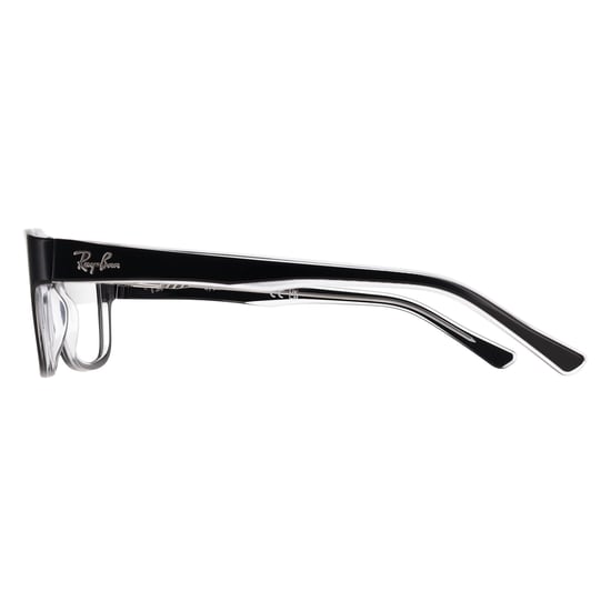 Ray-Ban RX5268 2034 Brillenfassung in Schwarz auf Transparent - Image 3