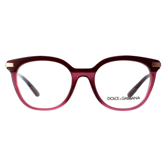 Lunettes Dolce & Gabbana DG3346 3247 bordeaux transparent bordeaux rose or - Image 1