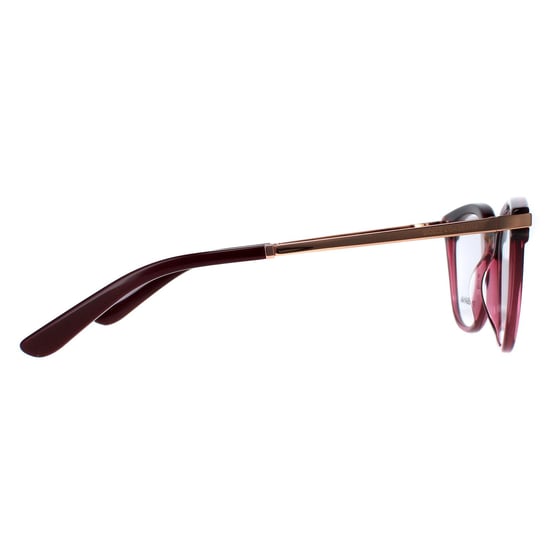 Lunettes Dolce & Gabbana DG3346 3247 bordeaux transparent bordeaux rose or - Image 4