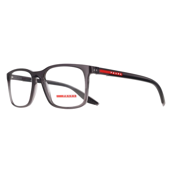 Prada Sport PS06RV DG01O1 schwarzes Brillengestell aus Gummi - Image 2