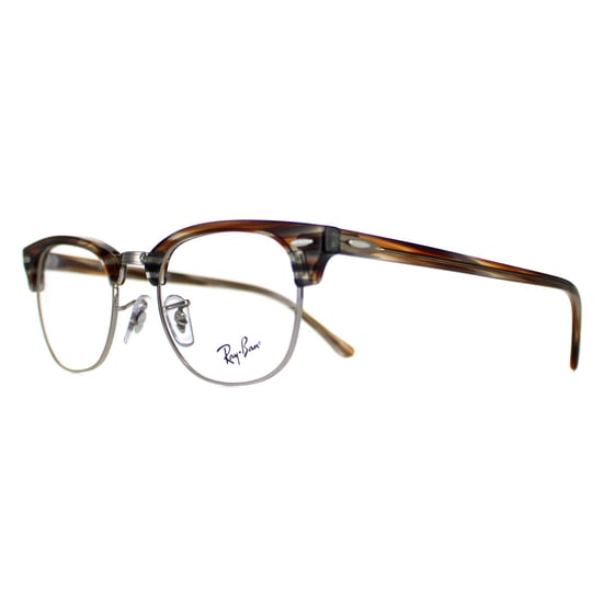 Ray-Ban RX5154 Clubmaster 5749 polished brown glasses frames - Image 2