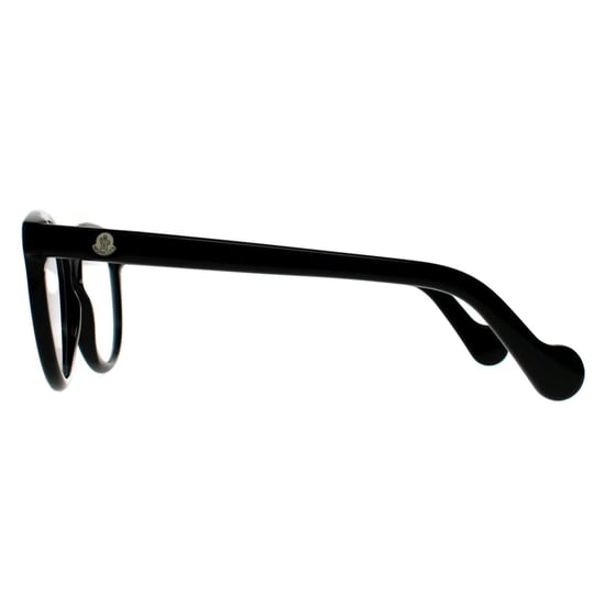 Moncler ML5043 001 Glänzend schwarzes Brillengestell - Image 3