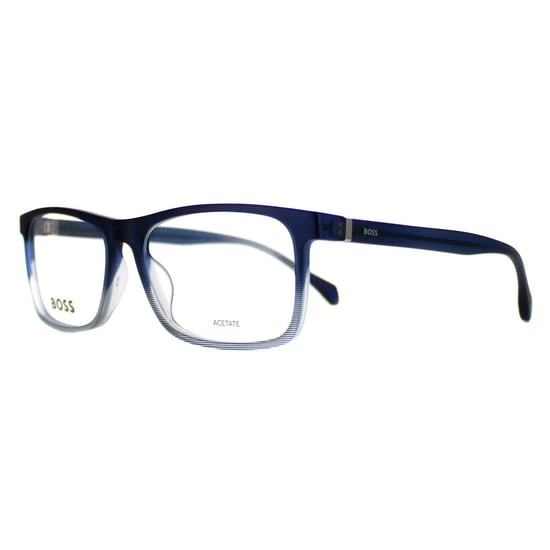 Hugo Boss BOSS 1084/IT 260 montures de lunettes bleu à motif délavé - Image 2
