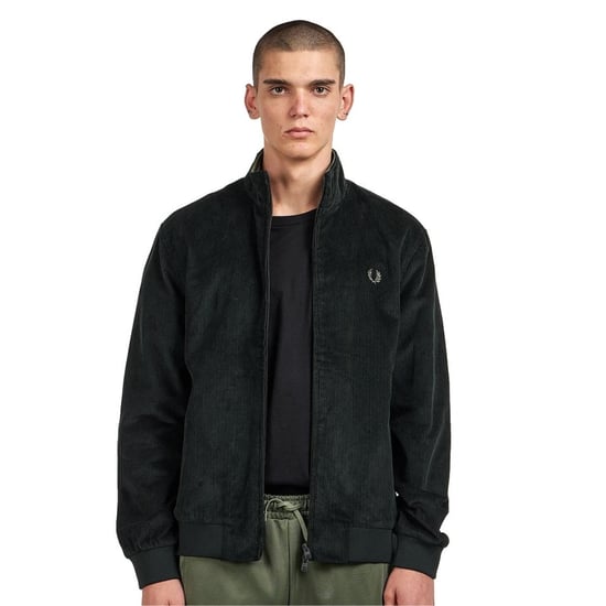 Fred Perry Brentham Cord-Jacke Nachtgrün - Image 5