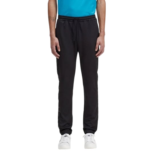 Fred Perry Herren Saisonale Taped Track Pant Schwarz - Image 3